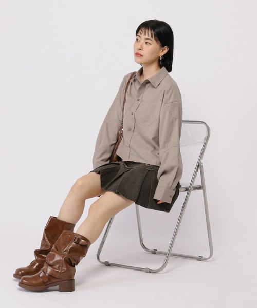 3.3 Field Trip （3.3フィールドトリップ）の「3.3 Field Trip／カバーミドルブーツ（ブーツ・レディース・ブラウン/ブラック・LARGE/MEDIUM）」の9枚目の写真