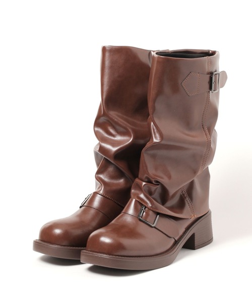 3.3 Field Trip （3.3フィールドトリップ）の「3.3 Field Trip／カバーミドルブーツ（ブーツ・レディース・ブラウン/ブラック・LARGE/MEDIUM）」の11枚目の写真