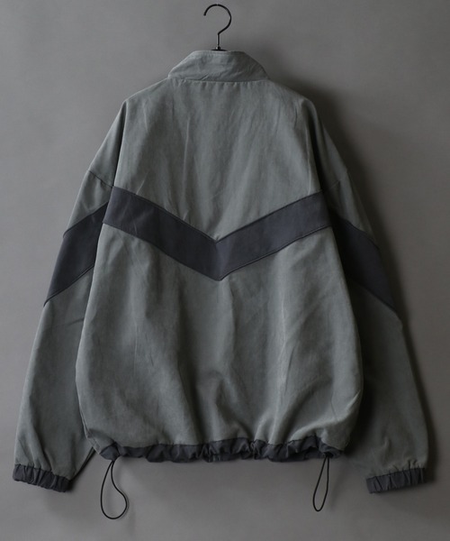 セール】V Line Color Switching Military Track Jacket/Vライン