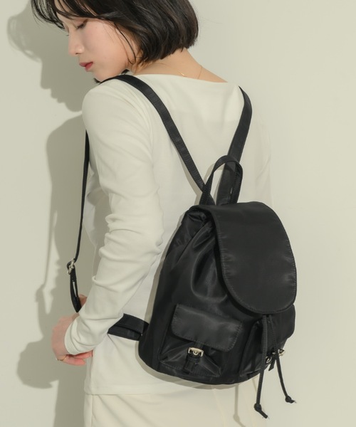 韓国女子に人気★[MUCU AND EBONY] ASSEZDE BACKPACK BAG PACK/NYLON（バックパック/リュック）｜muku（ムク）の