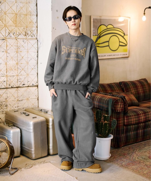 セール】起毛トライバルスウェットパンツ【SETUP着用可能