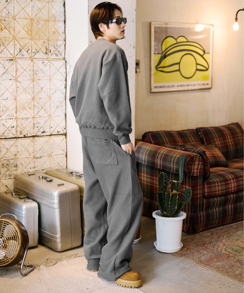 セール】起毛トライバルスウェットパンツ【SETUP着用可能