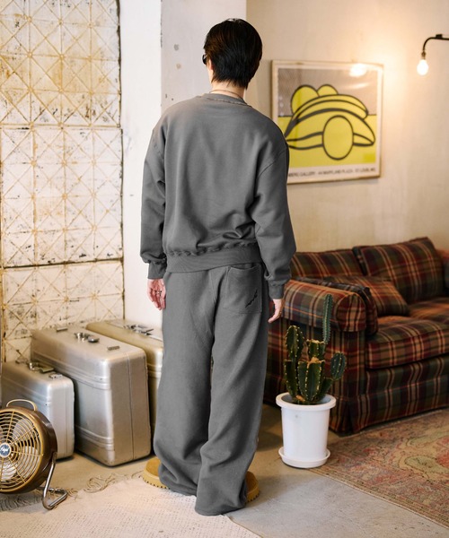 セール】起毛トライバルスウェットパンツ【SETUP着用可能