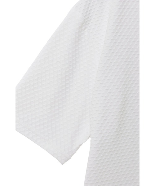 HIGH STREET(ハイストリート)の「HIGH STREET∴RIPAトライアングルモノグラムVネック半袖カットソー(Tシャツ/カットソー・メンズ・ホワイト/ブラック・L/LL/M)」の12枚目の写真
