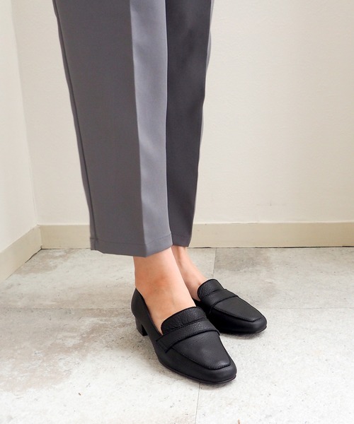 ENあしながおじさん（エンアシナガオジサン）の「防水｜モカパンプス　3760003（パンプス・レディース・ブラック/グレイッシュベージュ/ダークブラウン/クリアブラック・24.5cm/24cm/23.5cm/23cm/22.5cm）」の15枚目の写真