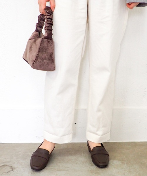 ENあしながおじさん（エンアシナガオジサン）の「防水｜モカパンプス　3760003（パンプス・レディース・ブラック/グレイッシュベージュ/ダークブラウン/クリアブラック・24.5cm/24cm/23.5cm/23cm/22.5cm）」の22枚目の写真