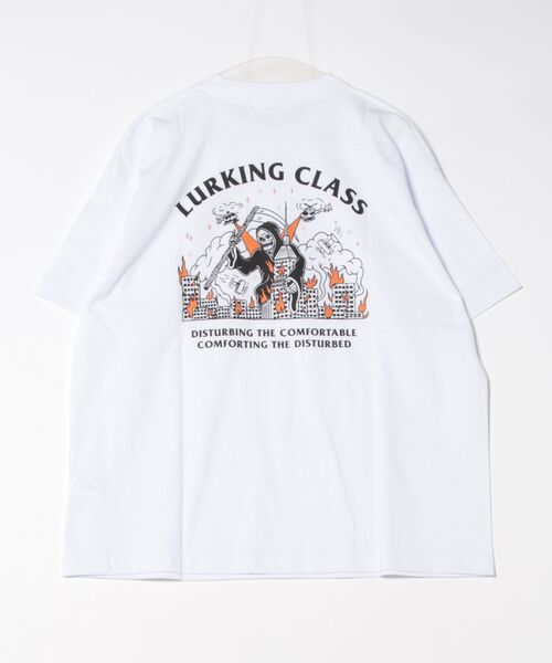 LURKING CLASS(ラーキングクラス)の「【ムラサキスポーツ限定】LURKING CLASS/ラーキングクラス 半袖Tシャツ バックプリント ST25STM07(Tシャツ/カットソー・メンズ・ブラック/ホワイト・XL/L/M)」の3枚目の写真