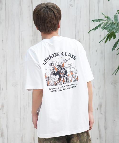 LURKING CLASS(ラーキングクラス)の「【ムラサキスポーツ限定】LURKING CLASS/ラーキングクラス 半袖Tシャツ バックプリント ST25STM07(Tシャツ/カットソー・メンズ・ブラック/ホワイト・XL/L/M)」の6枚目の写真