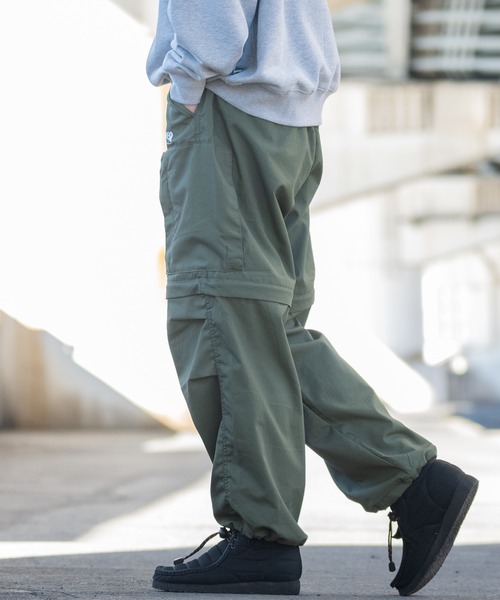 3】〔THRASHER/スラッシャー〕2WAYデタッチャブル ヘリクルーパンツ