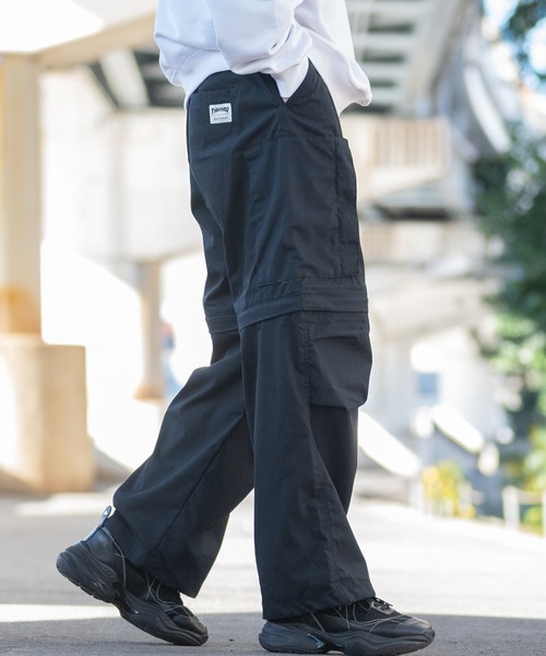 3】〔THRASHER/スラッシャー〕2WAYデタッチャブル ヘリクルーパンツ