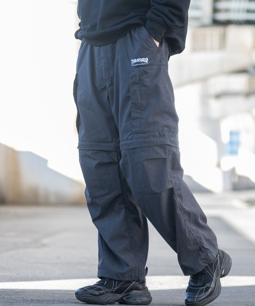 THRASHER(スラッシャー)の「【3】〔THRASHER/スラッシャー〕2WAYデタッチャブル ヘリクルーパンツ(カーゴパンツ・メンズ・カーキ/ブラック/チャコールグレー・X-LARGE/LARGE/MEDIUM)」の10枚目の写真