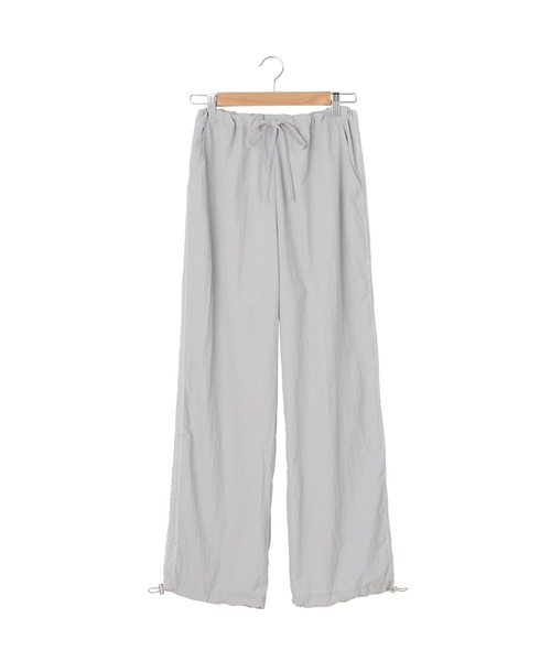 CHAN ME（チャンミ）の「サイドライン2WAYナイロンパンツ（その他パンツ・レディース・ブルーグレー/ブラック・SHORT/LONG/REGULAR）」の4枚目の写真