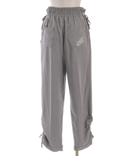 axes femme（アクシーズファム）の「ハイウエストストライプパンツ（その他パンツ・レディース・グレー/ネイビー・FREE）」の10枚目の写真