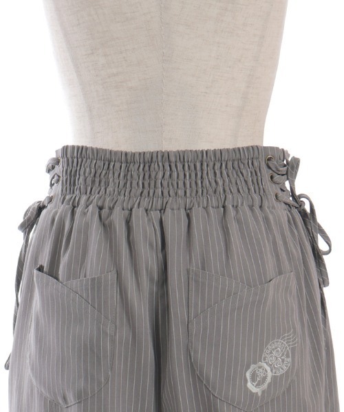 axes femme（アクシーズファム）の「ハイウエストストライプパンツ（その他パンツ・レディース・グレー/ネイビー・FREE）」の16枚目の写真