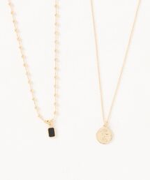 LOWRYS FARM | プチチャーム2レンネックレス 293082(ネックレス)