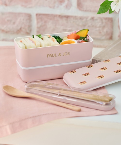 PAUL&JOE（ポールアンドジョー）の「ポール ＆ ジョー ブレイクタイム マークス 箸・スプーン箱セット カトラリーセット（カトラリー・レディース・ベージュ/ホワイト/ピンクベージュ・FREE）」の3枚目の写真