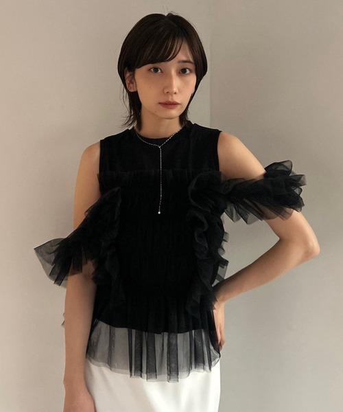 新品★FRAY I.D チュールコンビ2wayトップス FRAY I.D｜チュールコンビ2wayトップス | Rakuten Fashion(楽天