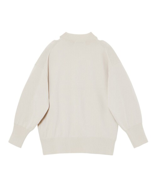 ANAYI(アナイ)の「ハイネックレイヤー プルオーバー(ニット/セーター・レディース・ブラック/オフホワイト/ベージュ・38/36)」の20枚目の写真