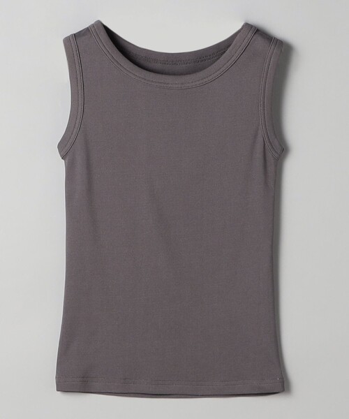 coen（コーエン）の「【再入荷・新色登場】ベーシックフライスタンクトップ（タンクトップ・レディース・モカ/ブラック/その他2/その他1/オフホワイト/ナチュラル/ダークグレー/その他3/ブラウン・L/M）」の12枚目の写真