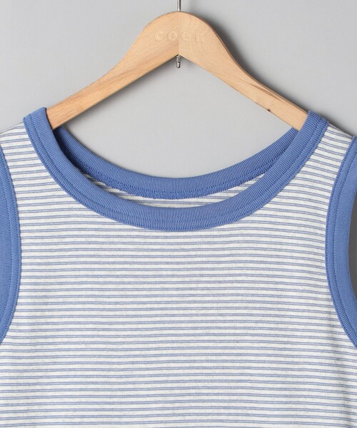 coen（コーエン）の「【再入荷・新色登場】ベーシックフライスタンクトップ（タンクトップ・レディース・モカ/ブラック/その他2/その他1/オフホワイト/ナチュラル/ダークグレー/その他3/ブラウン・L/M）」の17枚目の写真