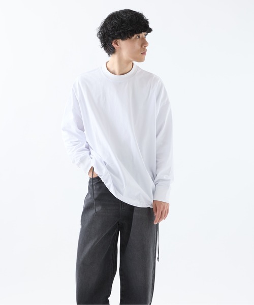 meltum（メルタム）の「BALLOON TEE L/S（Tシャツ/カットソー・メンズ・ブラック/ホワイト/ネイビー・LARGE/MEDIUM）」の22枚目の写真