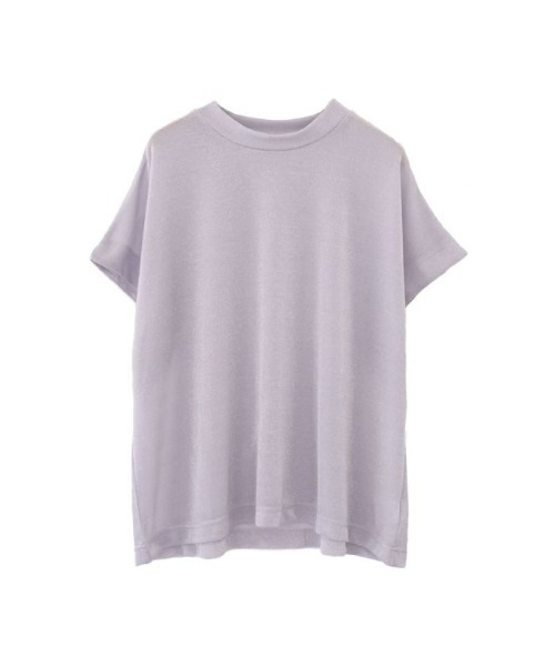 aquagarage(アクアガレージ)の「ラメフレンチスリーブカットソー(Tシャツ/カットソー・レディース・ラベンダー/ベージュ系その他・M)」の7枚目の写真