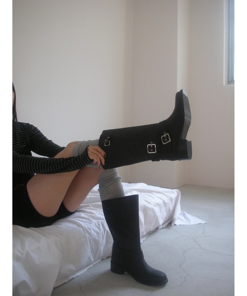 Didot.showroom（ディドット ショールーム）の「【DIDOT.】バイカーミドルブーツ（ブーツ・レディース・ブラウン/ブラック・23cm/24cm/25cm/22.5cm/23.5cm/24.5cm）」の17枚目の写真