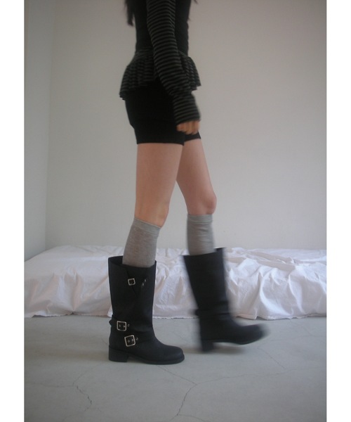 Didot.showroom（ディドット ショールーム）の「【DIDOT.】バイカーミドルブーツ（ブーツ・レディース・ブラウン/ブラック・23cm/24cm/25cm/22.5cm/23.5cm/24.5cm）」の10枚目の写真