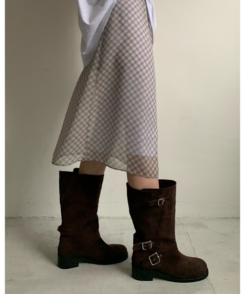 【DIDOT.】バイカーミドルブーツ DIDOT.】バイカーミドルブーツ（ブーツ）｜Didot.showroom（ディドット