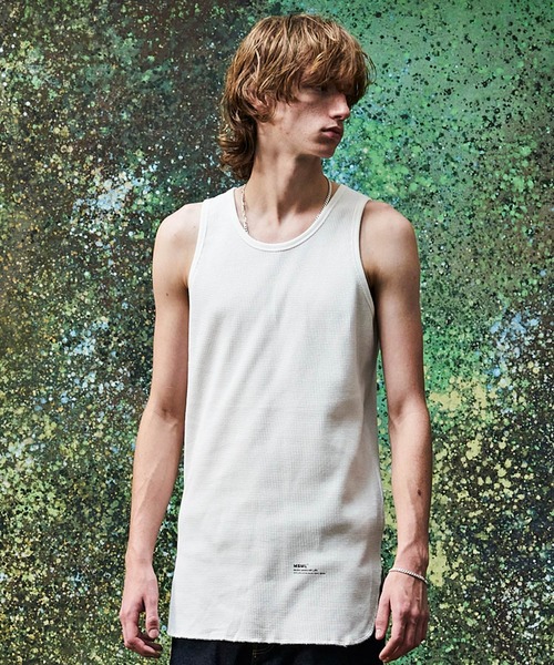 タンクトップ　ホワイト　Mサイズ クレージュ courreges Courreges タンクトップ 125JDE094JS0107
