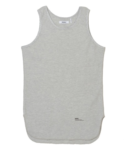 MSML(エムエスエムエル)の「THERMAL TANKTOP(タンクトップ・メンズ・グレー/ホワイト/ブラック・XL/L/M/S)」の14枚目の写真