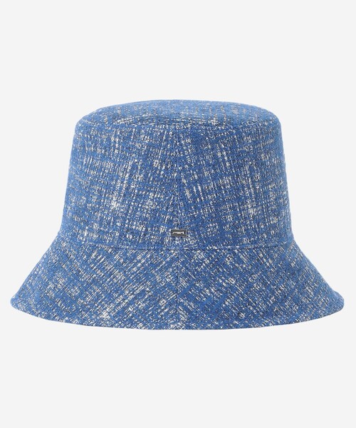 MACKINTOSH LONDON（マッキントッシュ ロンドン）の「【婦人画報掲載】ツイードリバーシブルバゲットハット（ハット・レディース・ブラック/ライトブルー・FREE）」の9枚目の写真