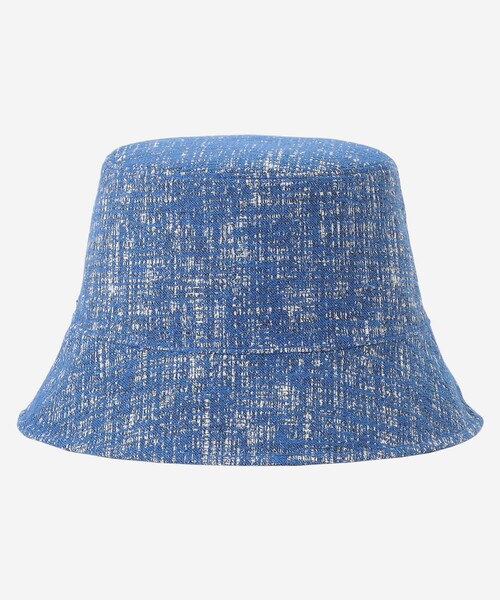 MACKINTOSH LONDON（マッキントッシュ ロンドン）の「【婦人画報掲載】ツイードリバーシブルバゲットハット（ハット・レディース・ブラック/ライトブルー・FREE）」の8枚目の写真