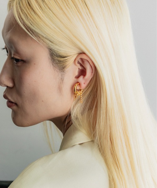 loni(ロニ)の「Lupinus Bijou Chain Earring(イヤリング・レディース・シルバー/ゴールド・FREE)」の9枚目の写真