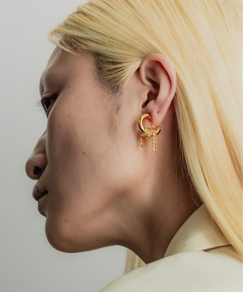 loni(ロニ)の「Lupinus Bijou Chain Earring(イヤリング・レディース・シルバー/ゴールド・FREE)」の10枚目の写真