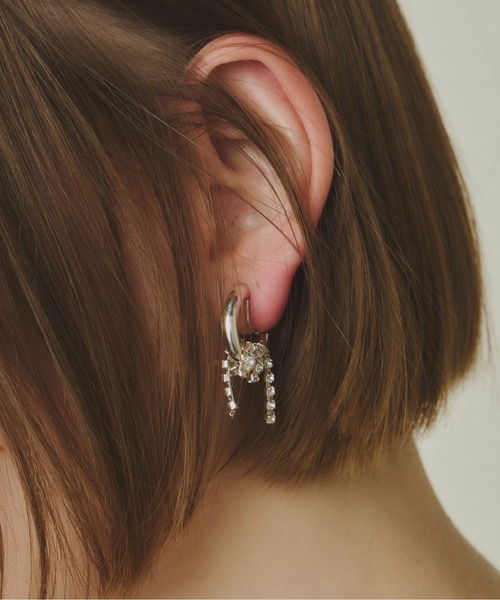 loni(ロニ)の「Lupinus Bijou Chain Earring(イヤリング・レディース・シルバー/ゴールド・FREE)」の7枚目の写真