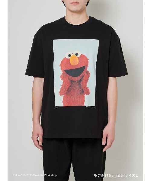 SESAME STREET（セサミストリート）の「【UNISEX】フォトアートTシャツ（Tシャツ/カットソー・レディース・レッド/チャコールグレー/ブルー・SMALL/MEDIUM/LARGE）」の12枚目の写真