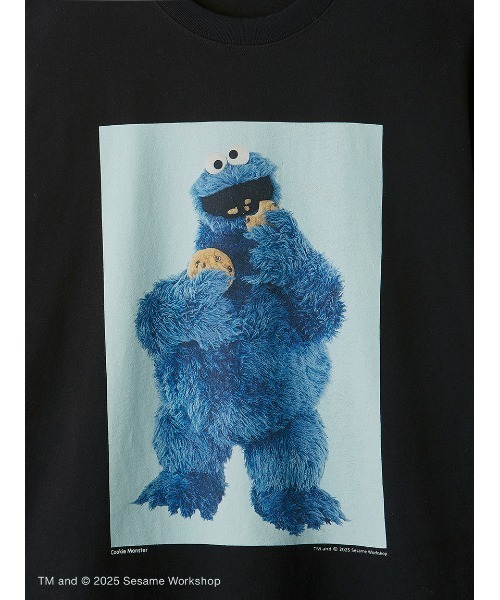 SESAME STREET（セサミストリート）の「【UNISEX】フォトアートTシャツ（Tシャツ/カットソー・レディース・レッド/チャコールグレー/ブルー・SMALL/MEDIUM/LARGE）」の18枚目の写真