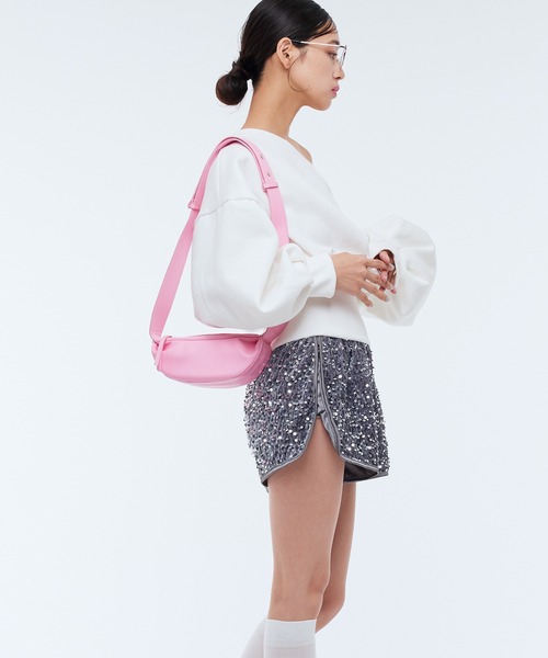 Narcissus（ナルシス）の「クロスボディバッグ（ショルダーバッグ・レディース・グリーン/ピンク・FREE）」の9枚目の写真