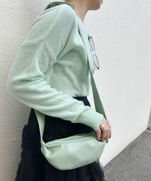 Narcissus（ナルシス）の「クロスボディバッグ（ショルダーバッグ・レディース・グリーン/ピンク・FREE）」の12枚目の写真