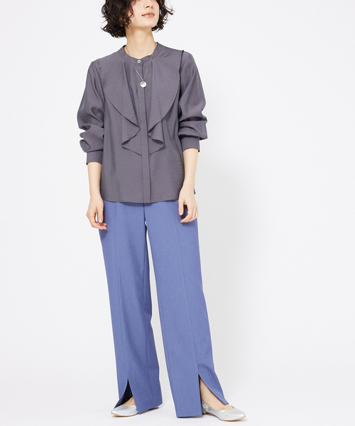Au BANNISTER（オゥバニスター）の「【ミリオンセラー】ボロネーゼ フラットパンプス（パンプス・レディース・シルバー/オレンジ・37/38/39/36/35）」の4枚目の写真