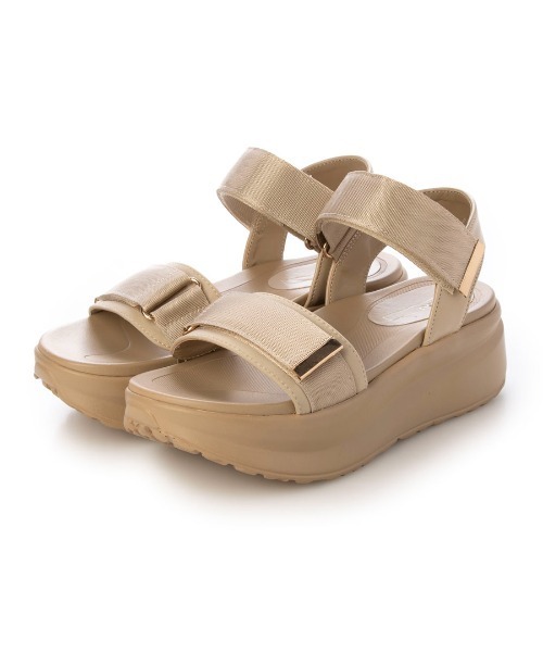 noyau(ノヤウ)の「厚底サテンベルクロスポーツサンダル(サンダル・レディース・ブラック/シルバー/ベージュ・S/M/L/LL)」の17枚目の写真