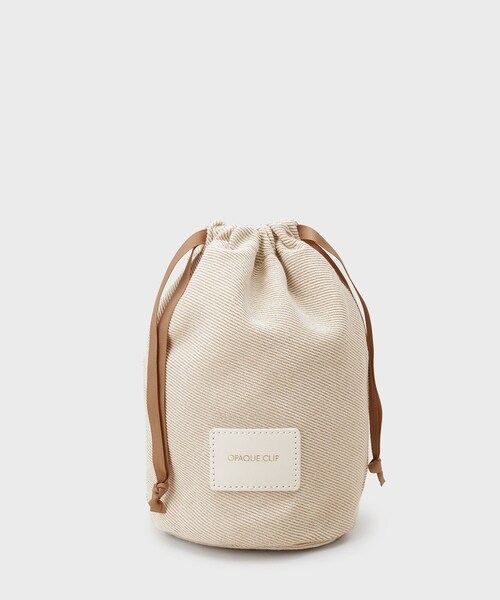 OPAQUE.CLIP(オペークドットクリップ)の「【2WAY】バンブーハンドルデザインショルダーバッグ(ハンドバッグ・レディース・アイボリー/ブラック・00)」の21枚目の写真