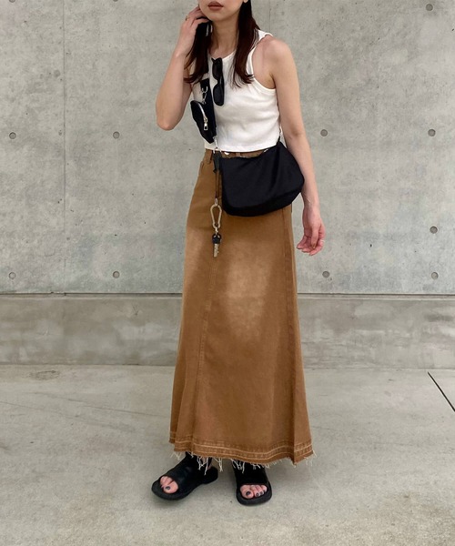 ISOOK（アイスー）の「ミニケース付きチェーンショルダーバッグ(kiharu select)/ポーチ付き ナイロンライク 斜め掛け メッセンジャーバッグ ボディバッグ ハンドバッグ 黒 ブラック（ショルダーバッグ・レディース・ブラック・FREE）」の14枚目の写真