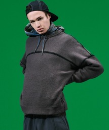 BAL Original ニットセーター セーター XL baloriginal 00s アイルランド製 ORVISオービス ハイネック ハーフジップ