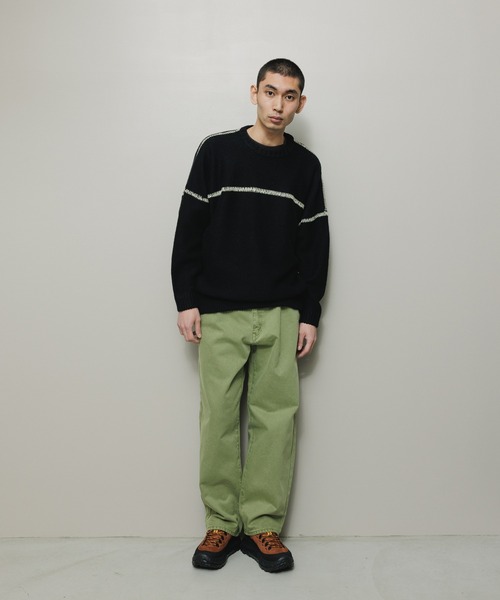 BAL（バル）の「STITCHED DROP SHOULDER SWEATER（ニット/セーター・メンズ・ブラック/ブラウン・1/2/3）」の21枚目の写真
