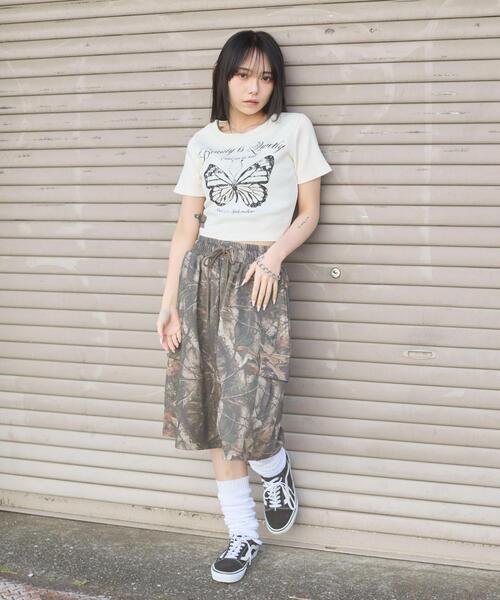 WEGO（ウィゴー）の「WEGO/ヴィンテージウォッシュグラフィックリブT（Tシャツ/カットソー・レディース・その他2/その他3/その他4/その他1/ブラック/ホワイト/その他5/その他6・FREE）」の10枚目の写真