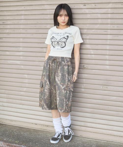 WEGO（ウィゴー）の「WEGO/ヴィンテージウォッシュグラフィックリブT（Tシャツ/カットソー・レディース・その他2/その他3/その他4/その他1/ブラック/ホワイト/その他5/その他6・FREE）」の22枚目の写真
