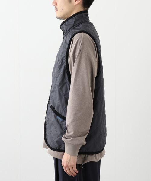 LAVENHAM（ラベンハム）の「LAVENHAM / ラベンハム UNWADDED MICKFIELD（ナイロンジャケット・メンズ・ブラック・MEDIUM/LARGE）」の7枚目の写真