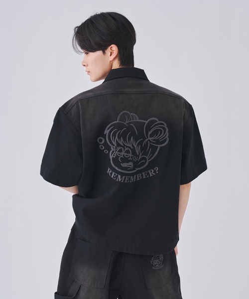 セール】Vintage Like Loose Denim Shirt（シャツ/ブラウス
